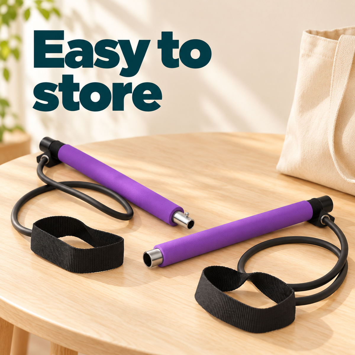 Pilates Bar with Resistance Bands