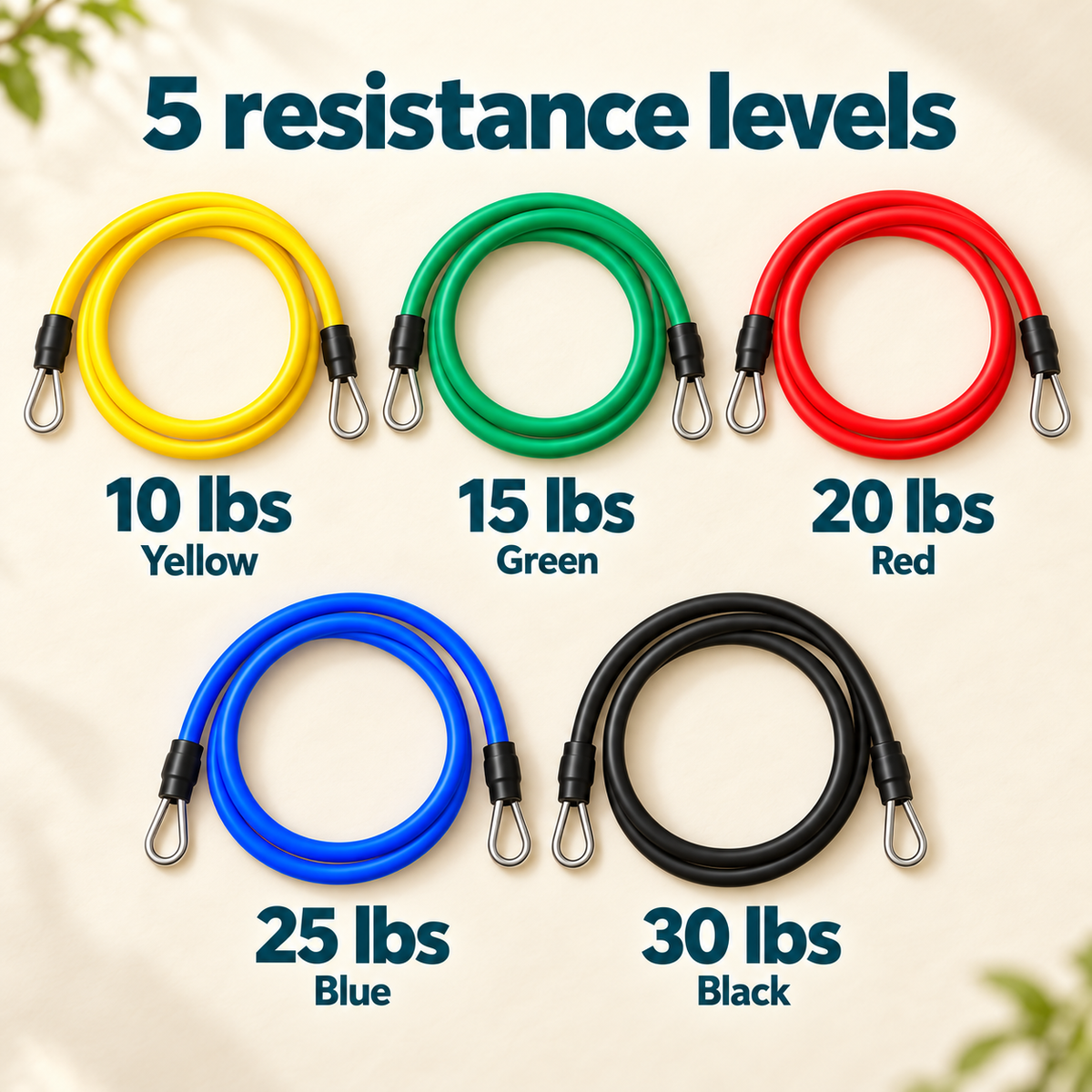 11-Piece Resistance Band Set