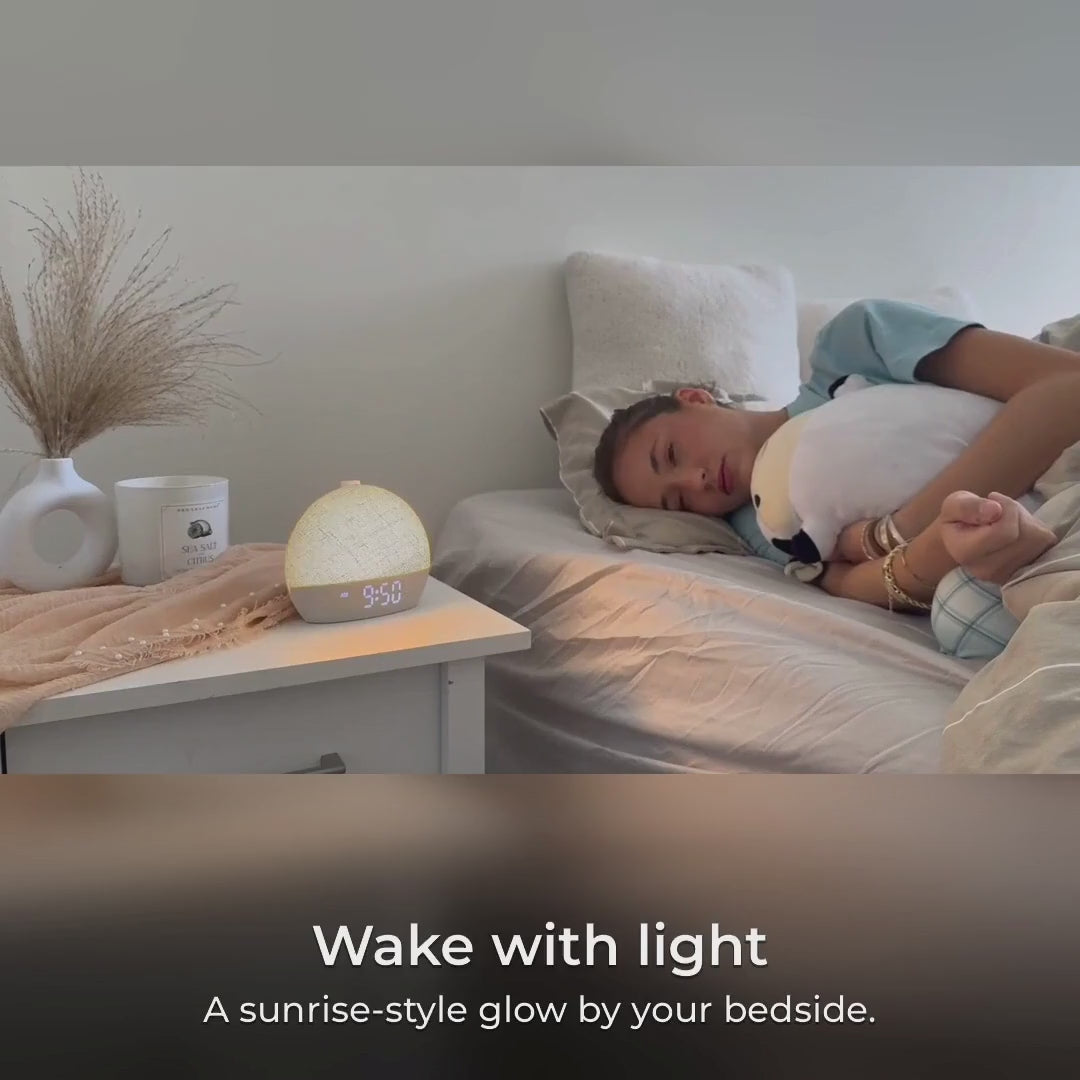 Soft Rise sunrise alarm clock demo: sunrise wake-up, light colors and brightness